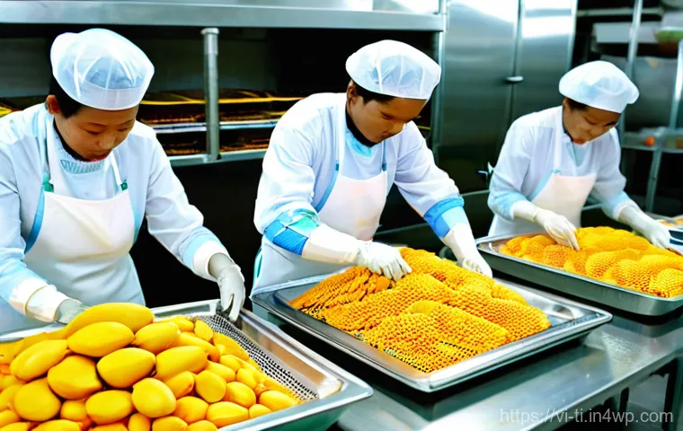건조 식품 제조를 위한 단계별 체크리스트 - **Prompt 1: Golden Harvest - Selecting Premium Ingredients for Dried Delicacies**
A vibrant, sun... 건조 식품 제조를 위한 단계별 체크리스트 - **Prompt 1: Golden Harvest - Selecting Premium Ingredients for Dried Delicacies**
A vibrant, sun...