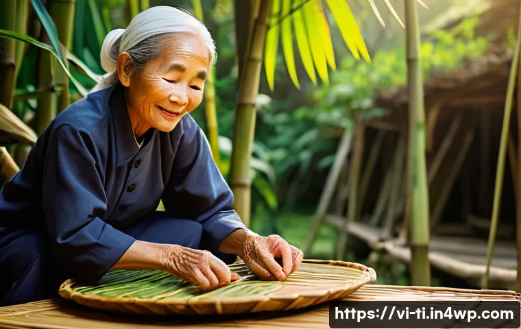 건조 식품 제조의 단계별 실습 가이드 - **Prompt:** A serene, sun-drenched scene in a traditional Vietnamese rural setting. An elderly Vietn...